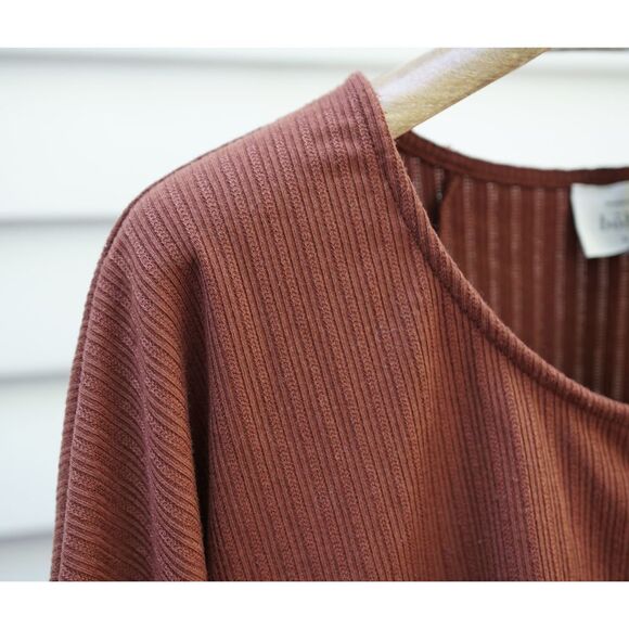 Böhme Boho Burnt Orange Hook and Eye Long Sleeve Blouse - Picture 5 of 8